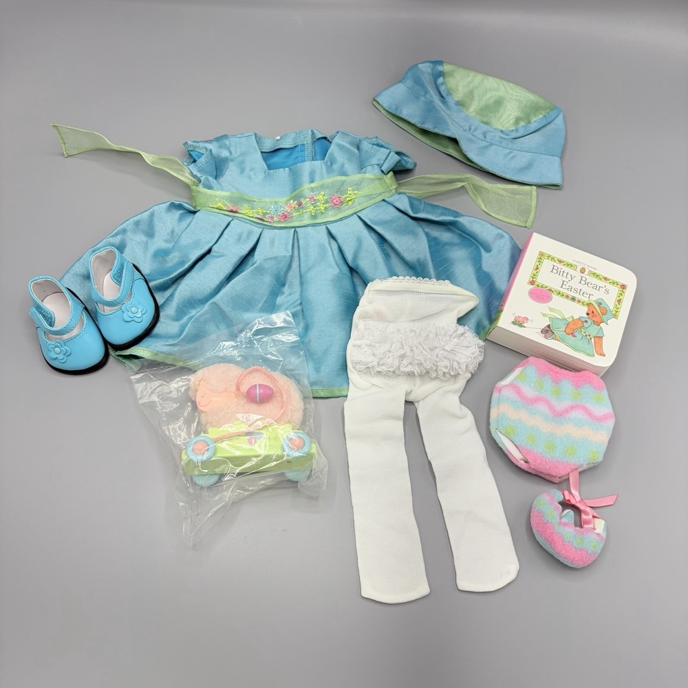 American Girl Bitty Baby Beautiful Blooms set Outfit Revised Retired